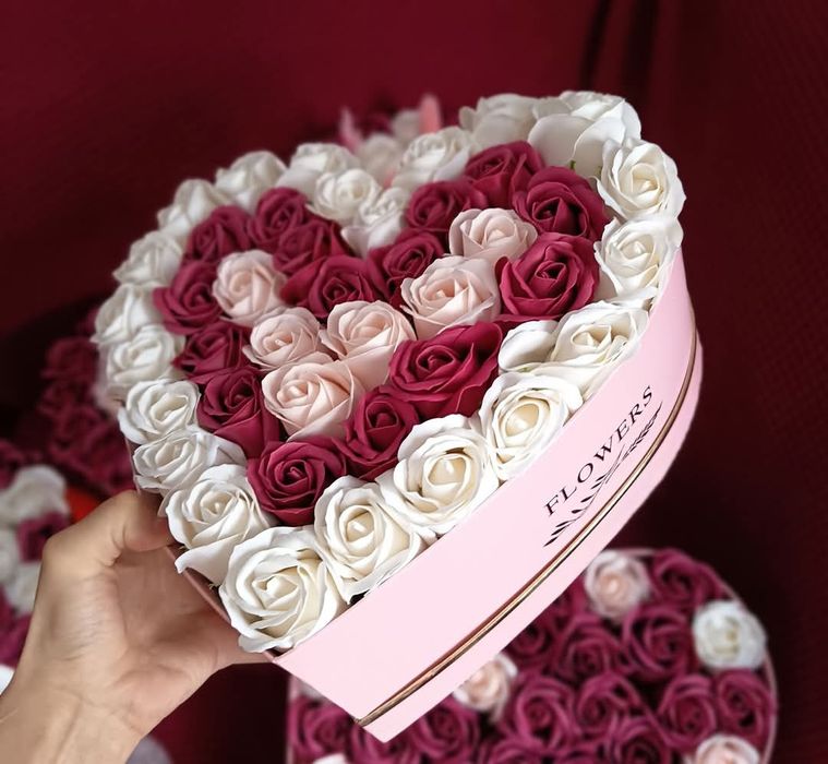 Flori din săpun ușor parfumate