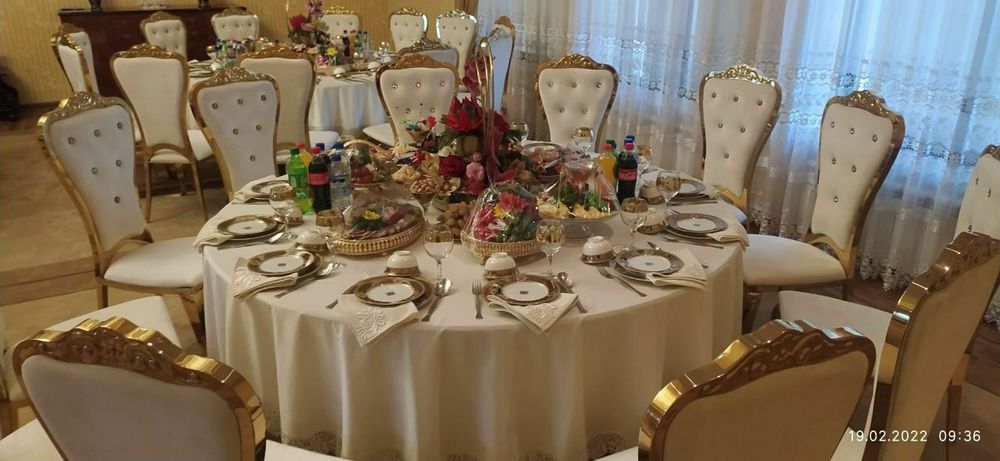 Пракат стол стул чинни идишлар қозон ўчоқ