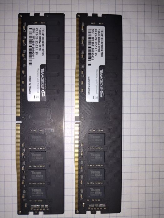 Оперативная память 16 Гб DDR4