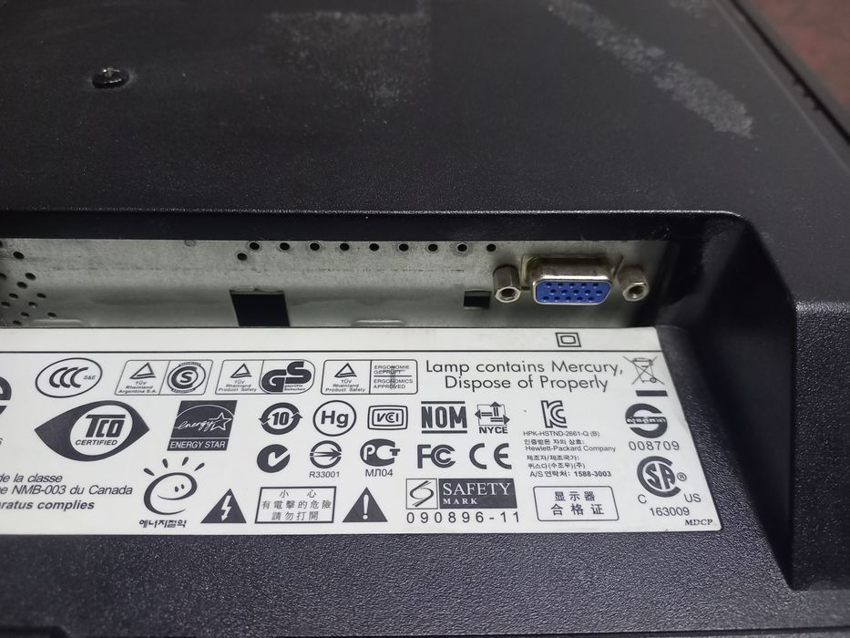 Монитор HP 60 гц