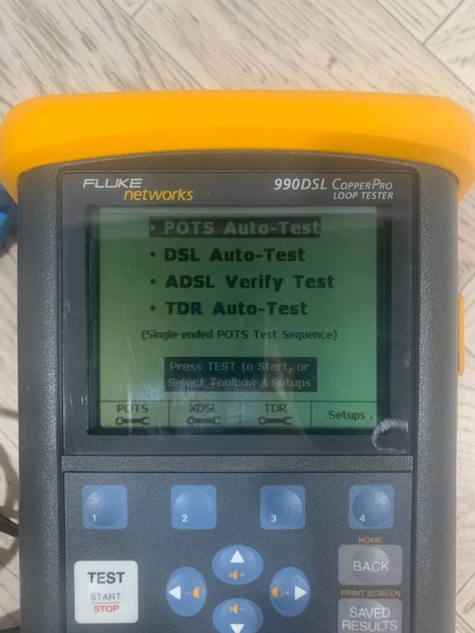 Продам Fluke Networks 990DSL CopperPro Loop Tester
