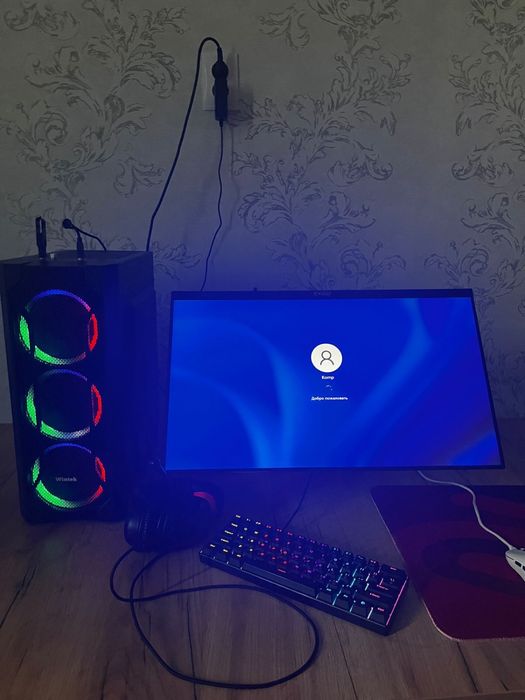 Игровой компьютер 200гц моник