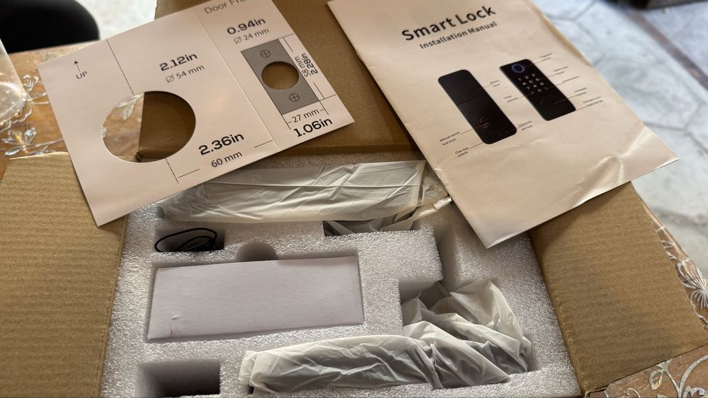 Smart брава с пръстов отпечатък/карта/ключ