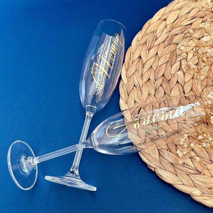 Чаши за Кумове, Кум и Кума Сватбени покани и Подаръчни кутии за Кумове