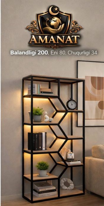 Zamonavoy loft stelaj