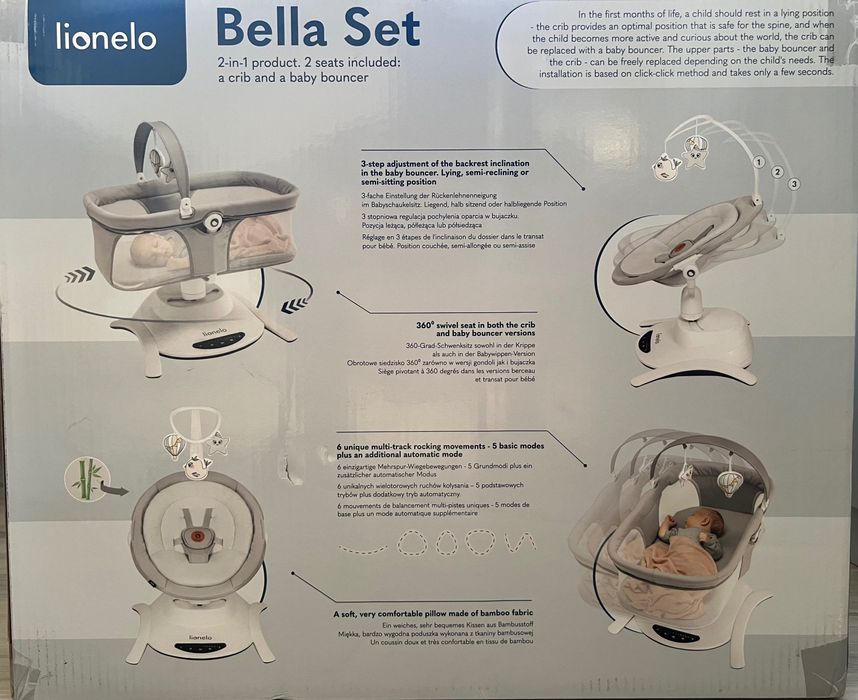 Set 2 in 1, Balansoar si landou, Lionelo, Bella