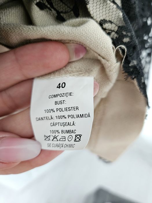 Rochie seara midi S noua Irina Schrotter