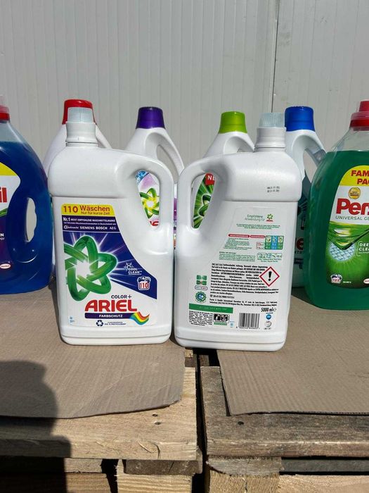 Немски прах (гел) за пране, омекотител