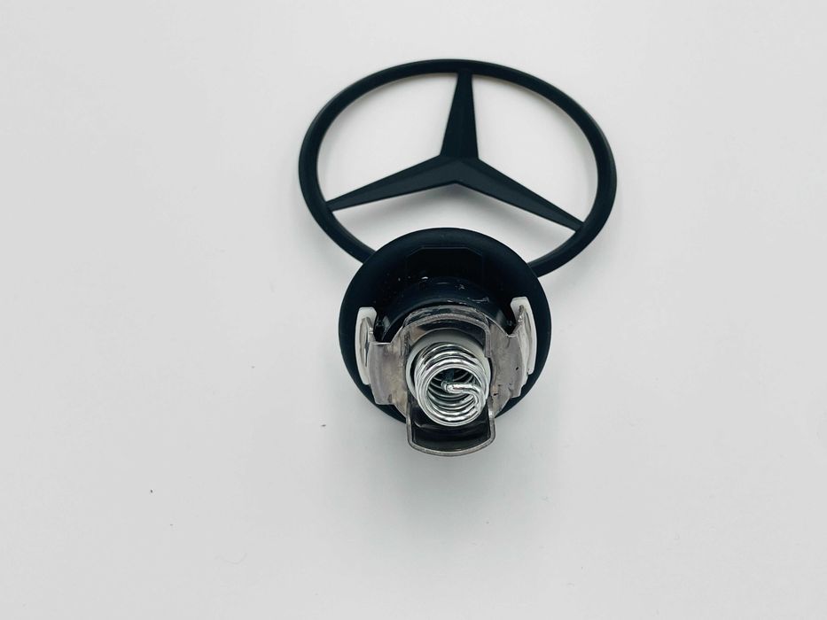 Emblema capota compatibila Mercedes negru lucios