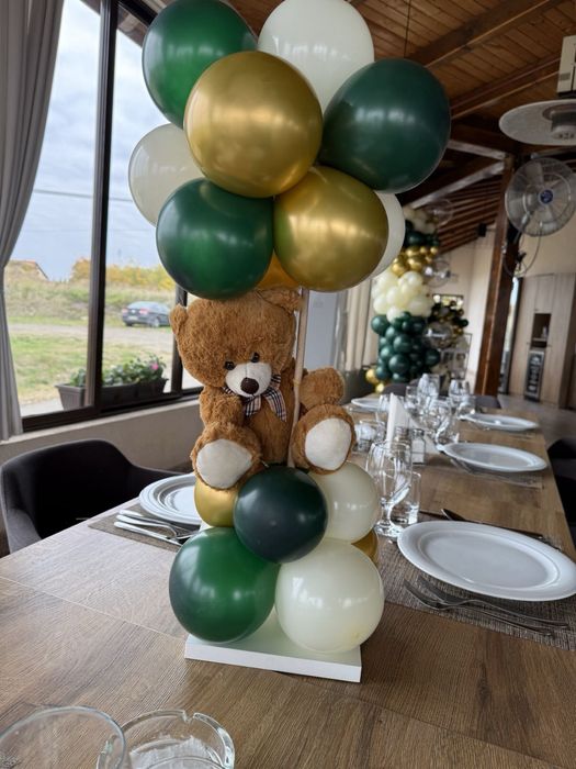 Arcade baloane + decor masă