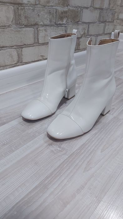 Сапоги белые турецкие