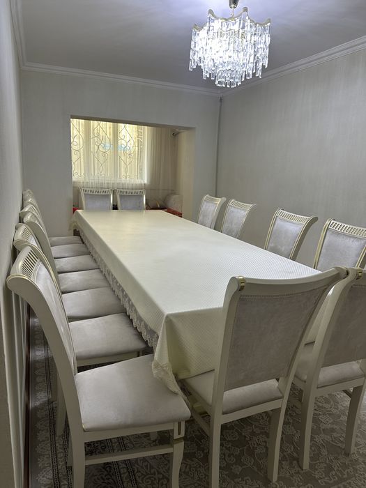 Стол и стулья 16шт, торг есть