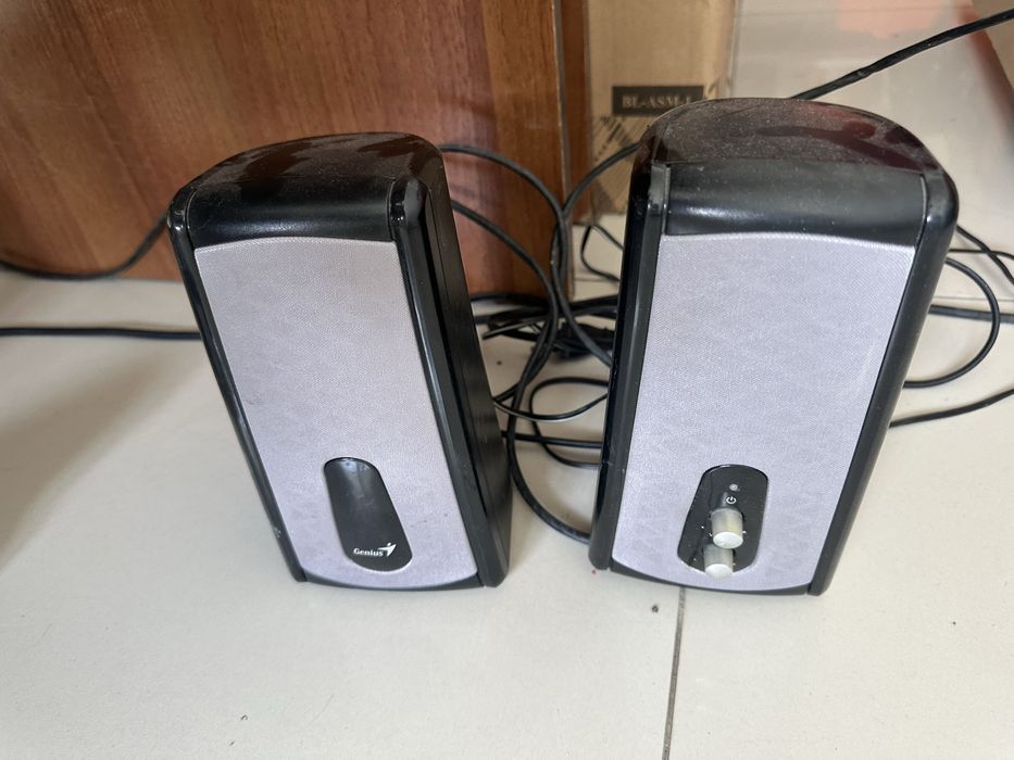 Колонки для компьютера Genius 2.0 / Компьютерные акустические колонки