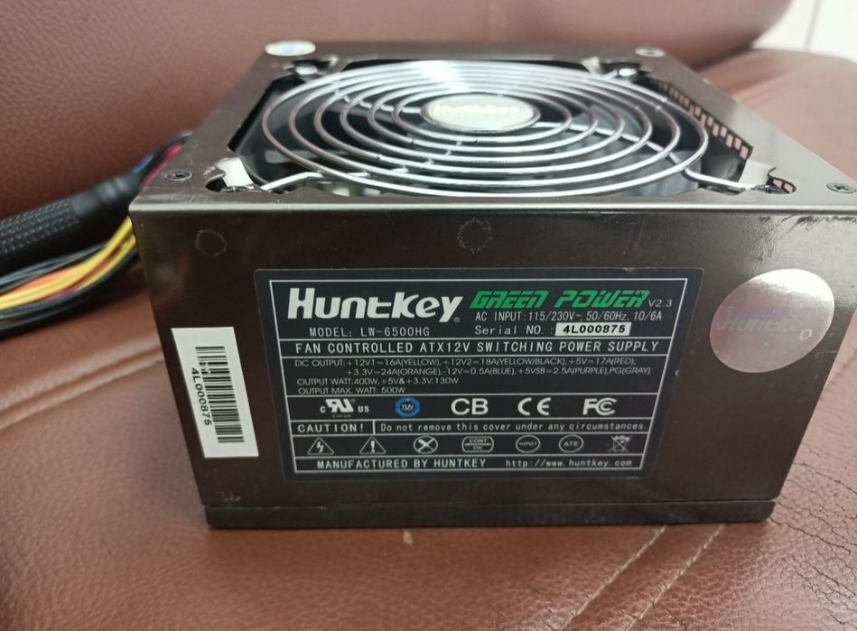 Блок питания Huntkey LW-6500HG 500W.
