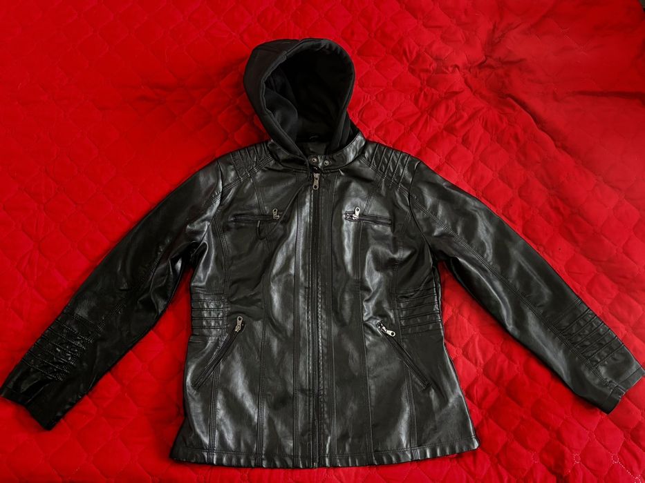 Дамско яке от изкуствена кожа