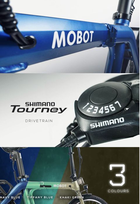 Bicicleta electrica pliabila Mobot S3 Shimano 7 viteze