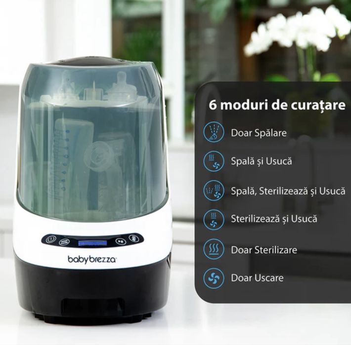 Baby Berezza Bottle washer pro - spală sterilizeaza si usca biberoane