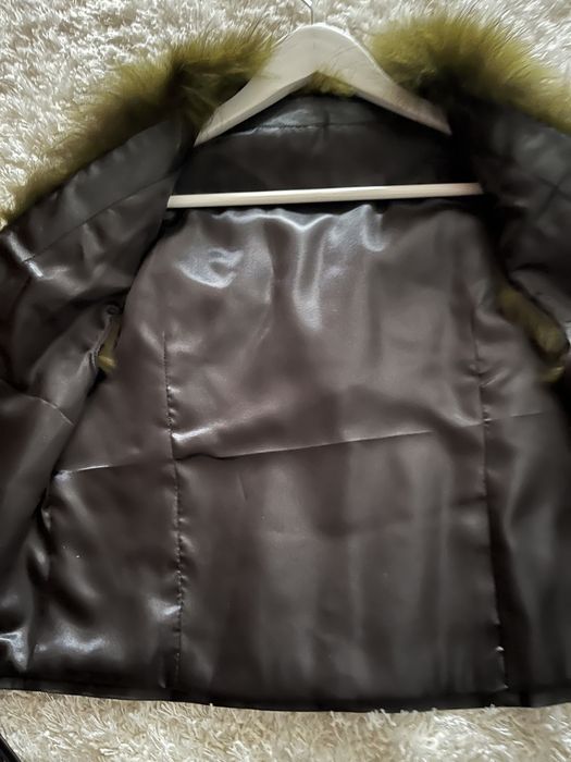 Vesta blana naturala dama