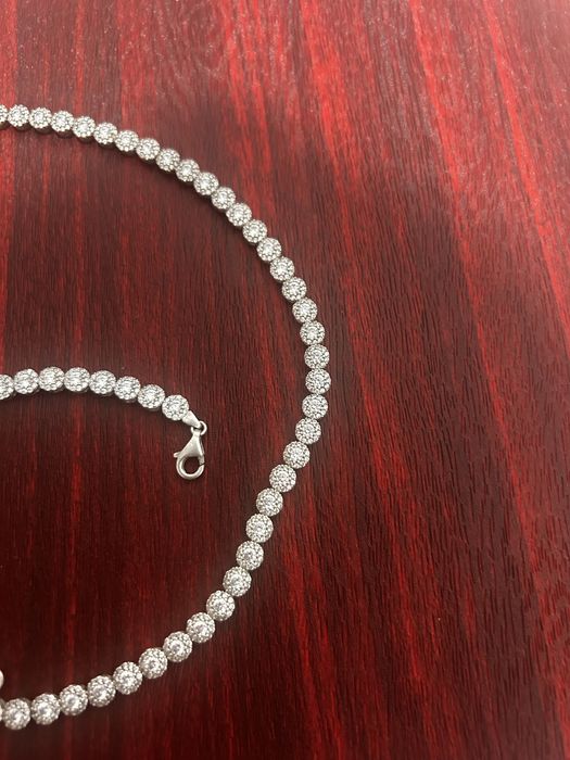 argint s925 colier si bratara