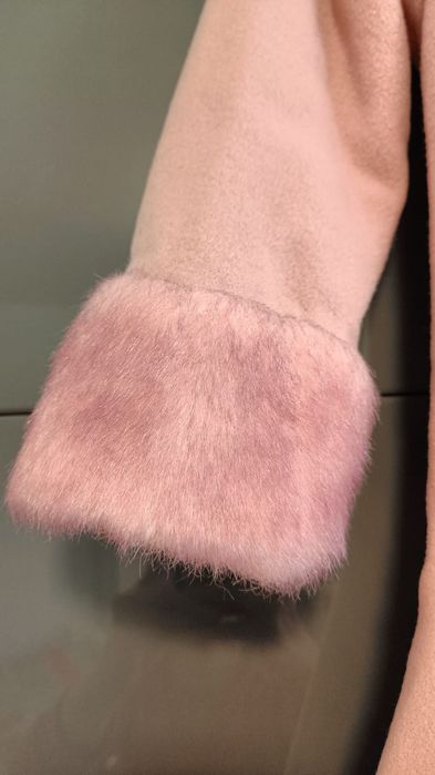 Palton elegant pt fetițe Roz