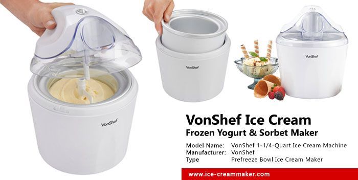 Aparat de fãcut îngheţatã VonShef