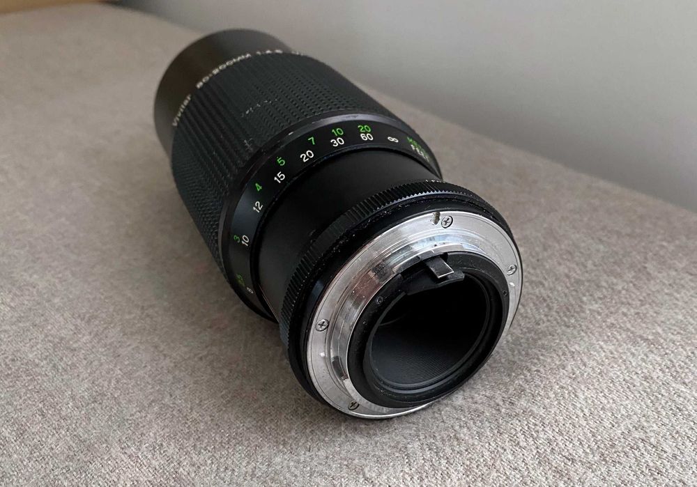 Obiectiv teleobiectiv Vivitar 80-200mm f4.5 MC montura Pentax colectie