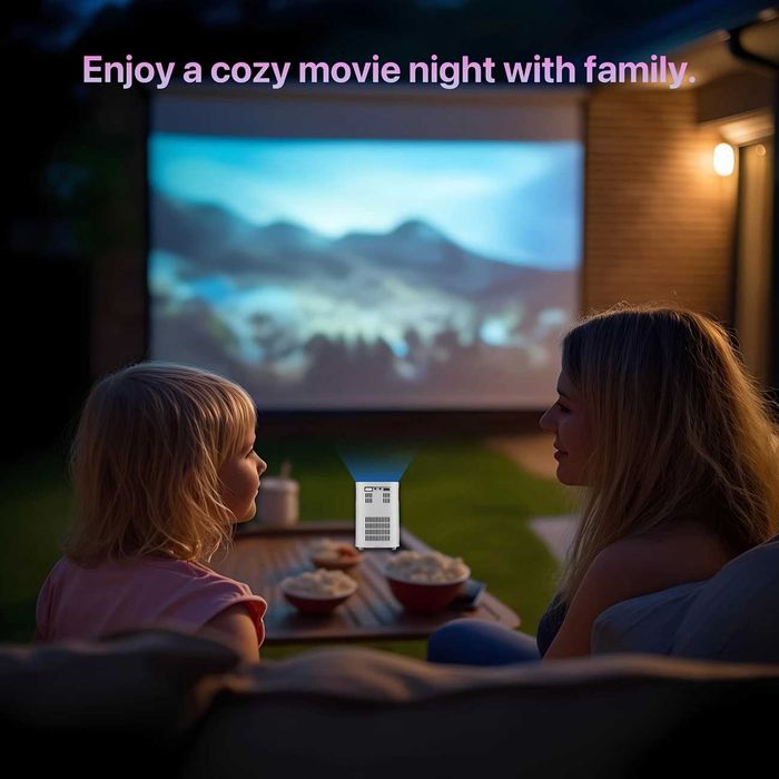 Проектор 4K Мини Wi-Fi - Домашно кино навсякъде!