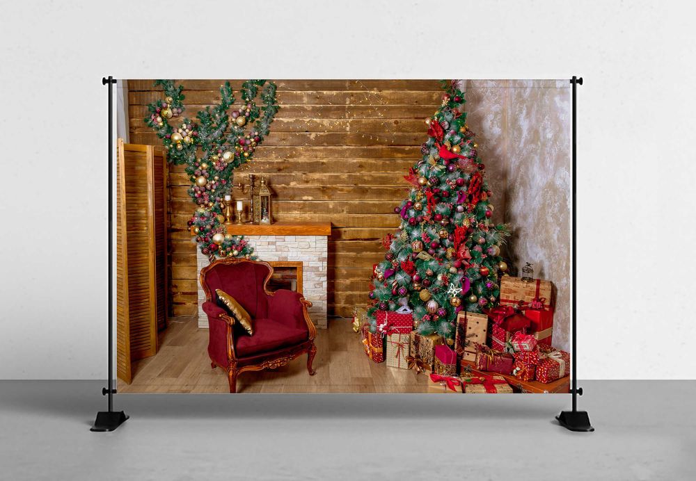 Fundal Foto Textil - Personalizat - Tematica Craciun 2025