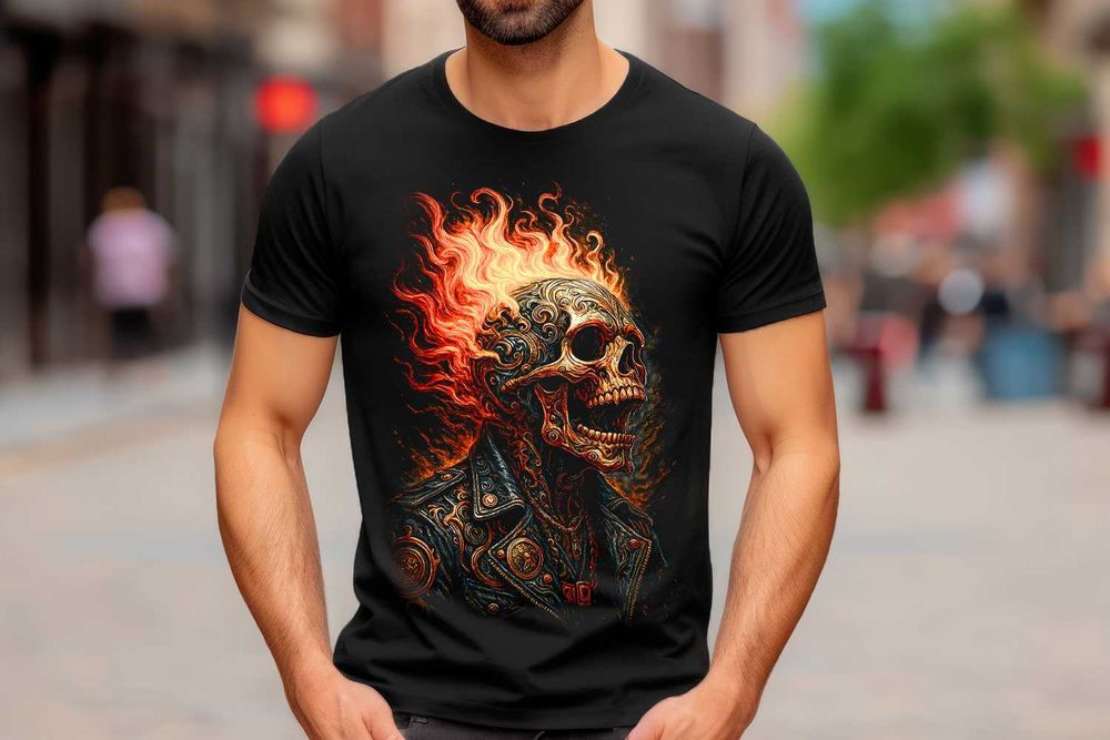 Мъжки Тениски с черепи, скелети