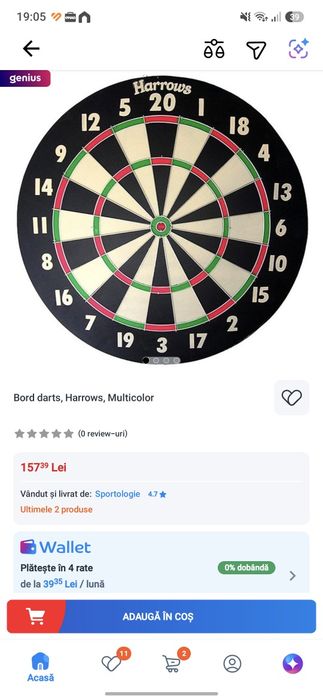 DARTS HARROWS joc ținte de metal