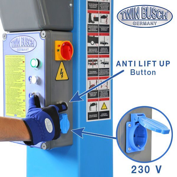 Подемник 5t PROFI TWIN BUSCH GmbH GERMANY автоматично спускане. ЛИЗИНГ