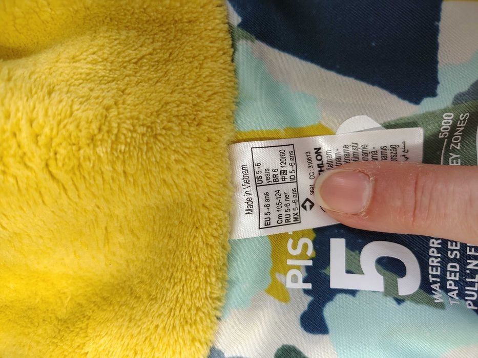 Детско зимно яке от Decathlon