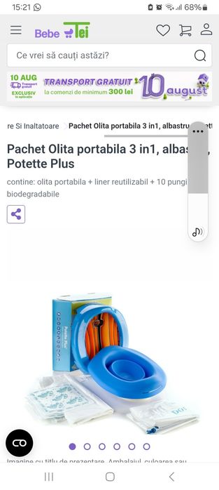 Oliță Potette Plus 3 în 1 + 26 pungi