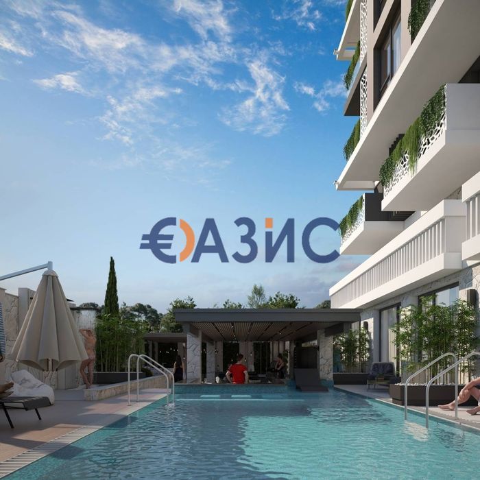 Апартамент с 1 спалня без мебели в "Суит Хоумс 9", Слънчев Бряг, 47,95