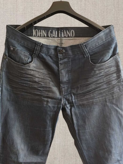 John Galliano мъжки дънки L – дизайнерска луксозна марка!