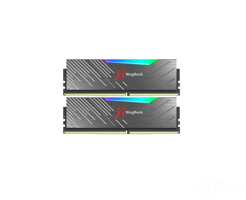 - ОЗУ KingBank 32GB (2x16 ГБ) DDR4 3600MHz RGB