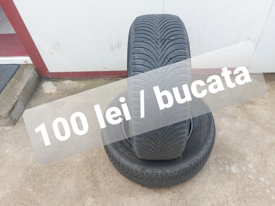 100 lei bucata! Doua anvelope M+S/IARNA 215 65 16 Michelin