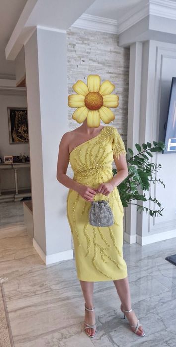 Rochie cu paiete din sticla