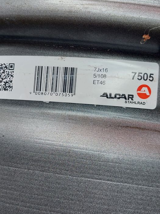 20бр железни джанти 16цола 5×108; ет 46; оригинални от Пежо и Ситроен