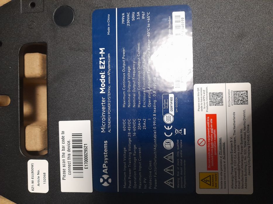 Invertor solar micro inverter EZ1-M 800W