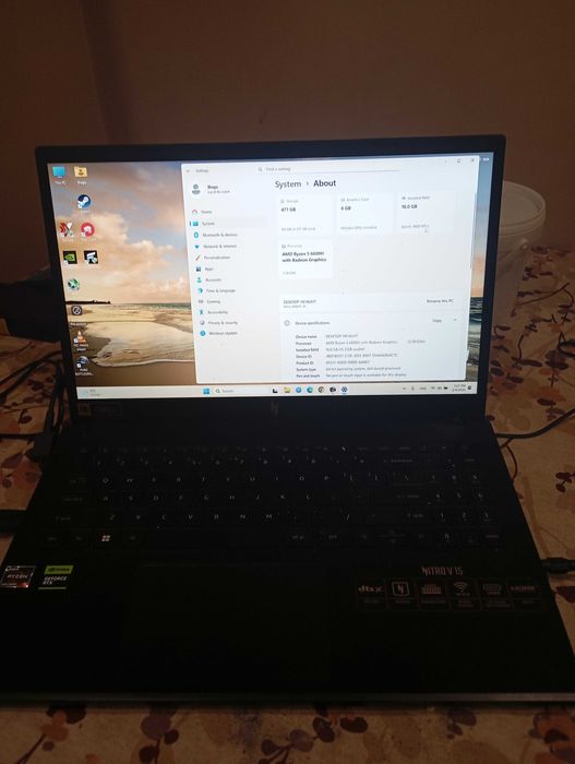 Лаптоп acer nitro v15-41