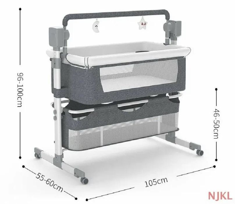 Кроватка детская приставная