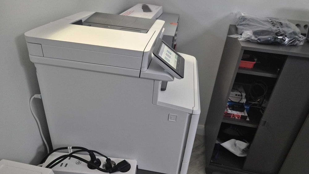 Imprimanta Multifunctional HP Color LaserJet Pro 400 M479fdw, A4, Duplex, ADF, Wireless, Retea, USB