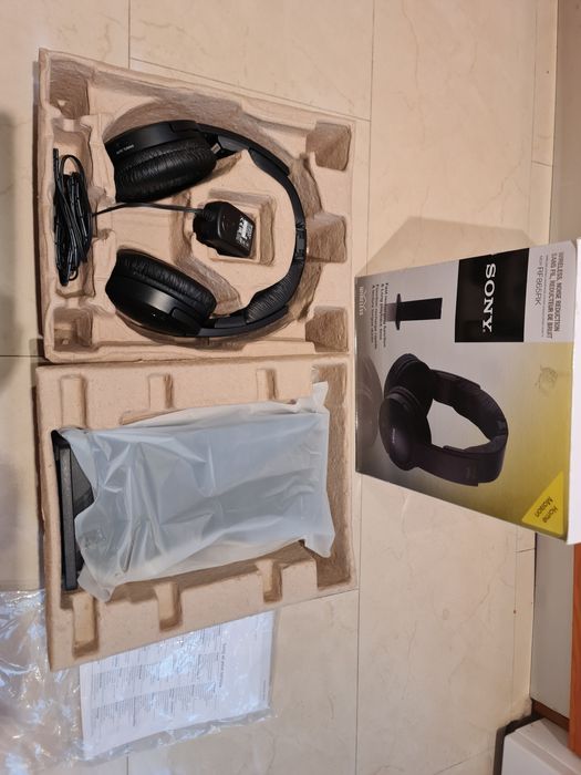 Безжични слушалки Sony MDR-RF865RK RF, черни
