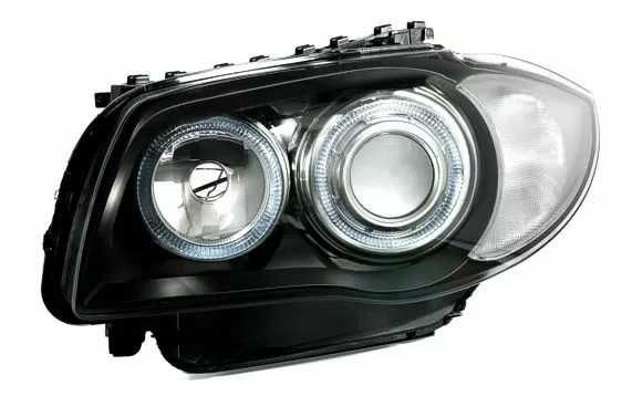 Кристални тунинг фарове Angel Eyes за BMW E87 (04–11) – черен