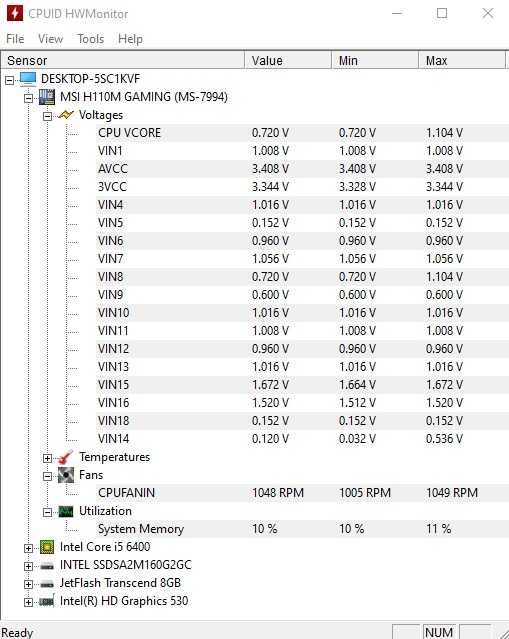 MSI H110M Gaming дънна платка Intel 1151 сокет