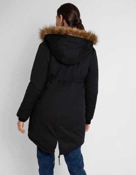 JoJo Maman Bébé 2 in 1 Преходна парка за бременни в черно