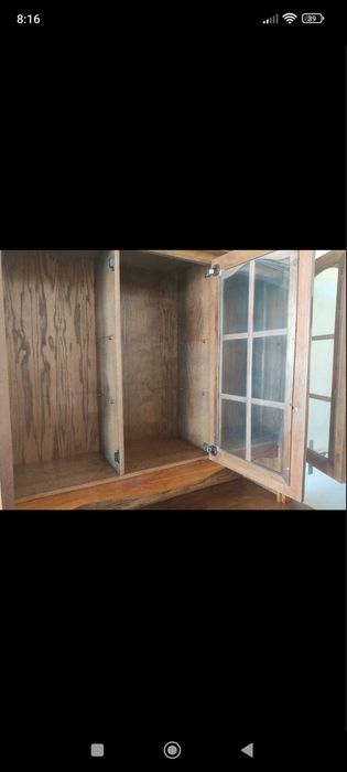 Старинен дъбов шкаф за трапезария