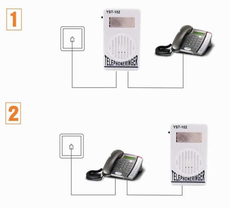 95dB Мигаща Аларма Усилвател Звук Стационарен Телефон Лош Слух Глухота