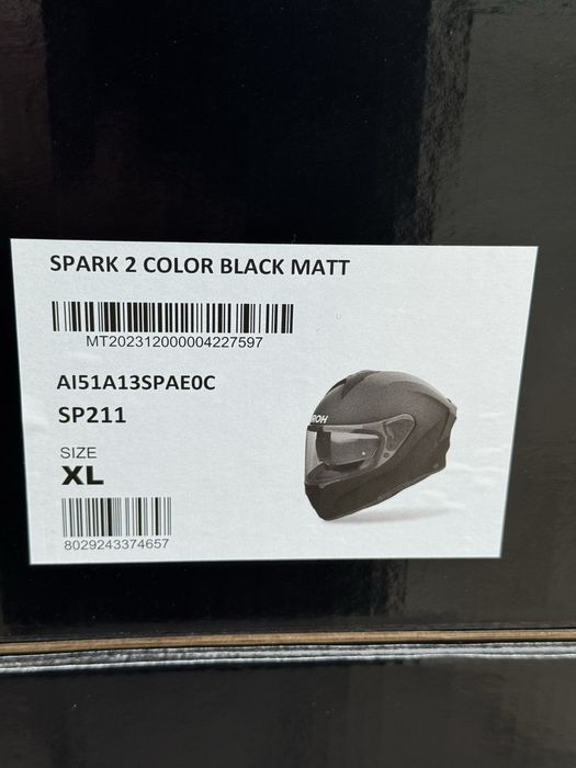 Casca moto integrala - Airoh SPARK 2 - Culoare negru mat